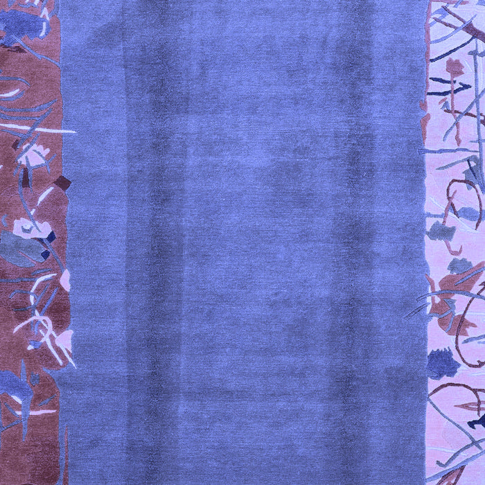 Abstract Blue Modern Rug, abs1884blu