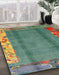 Machine Washable Abstract Carbon Gray Rug in a Family Room, wshabs1884