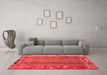 Modern Red Washable Rugs