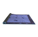 Sideview of Abstract Blue Modern Rug, abs1885blu