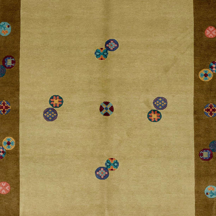 Machine Washable Abstract Orange Rug, wshabs1885