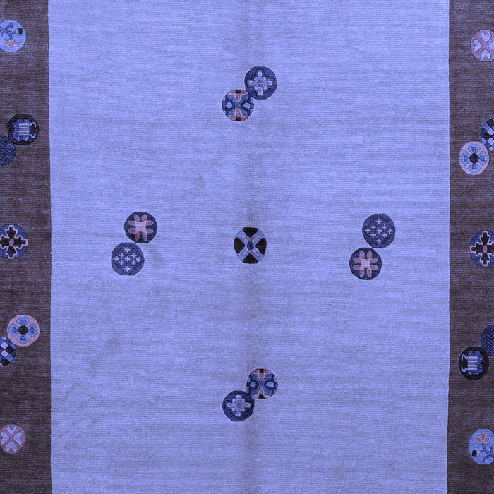 Abstract Blue Modern Rug, abs1885blu