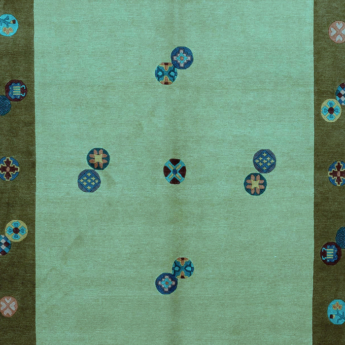 Machine Washable Abstract Light Blue Modern Rug, wshabs1885lblu