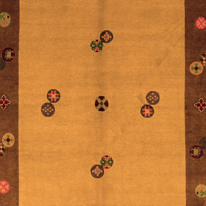 Abstract Orange Modern Rug, abs1885org