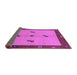 Sideview of Abstract Purple Modern Rug, abs1885pur