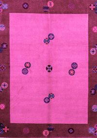 Abstract Pink Modern Rug, abs1885pnk