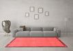 Modern Red Washable Rugs