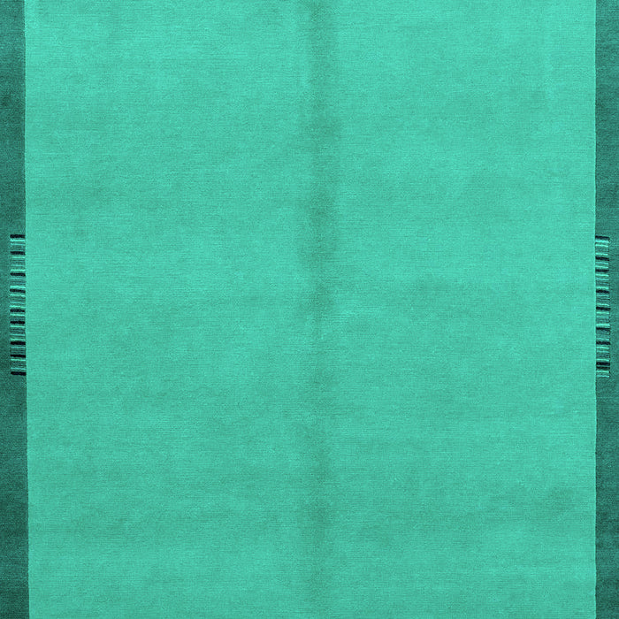 Machine Washable Abstract Turquoise Modern Area Rugs, wshabs1886turq