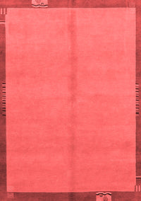 Abstract Red Modern Rug, abs1886red