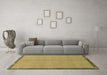 Machine Washable Abstract Brown Modern Rug in a Living Room,, wshabs1886brn