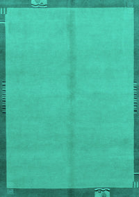 Abstract Turquoise Modern Rug, abs1886turq