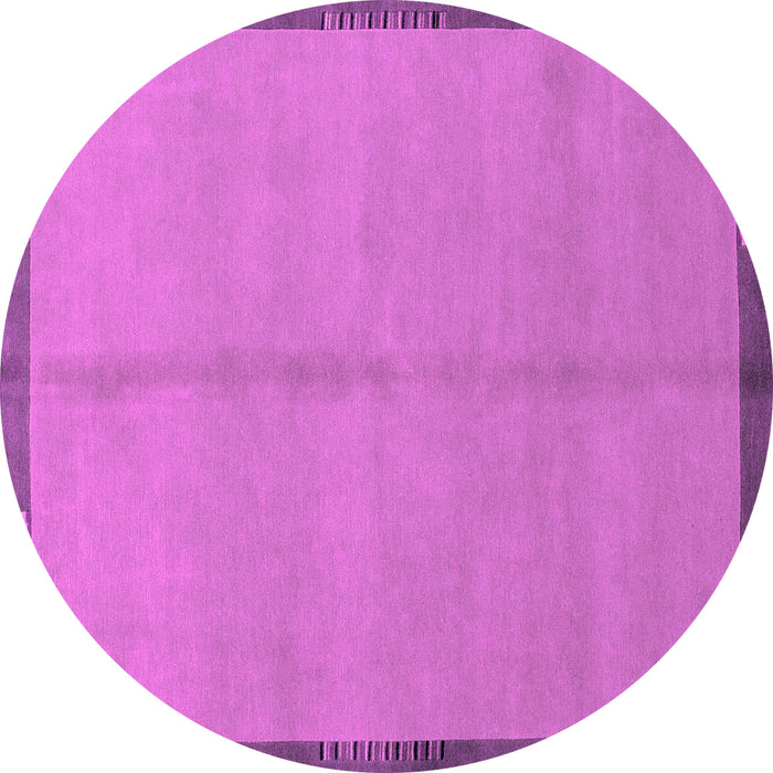 Round Abstract Pink Modern Rug, abs1886pnk