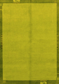 Abstract Yellow Modern Rug, abs1886yw