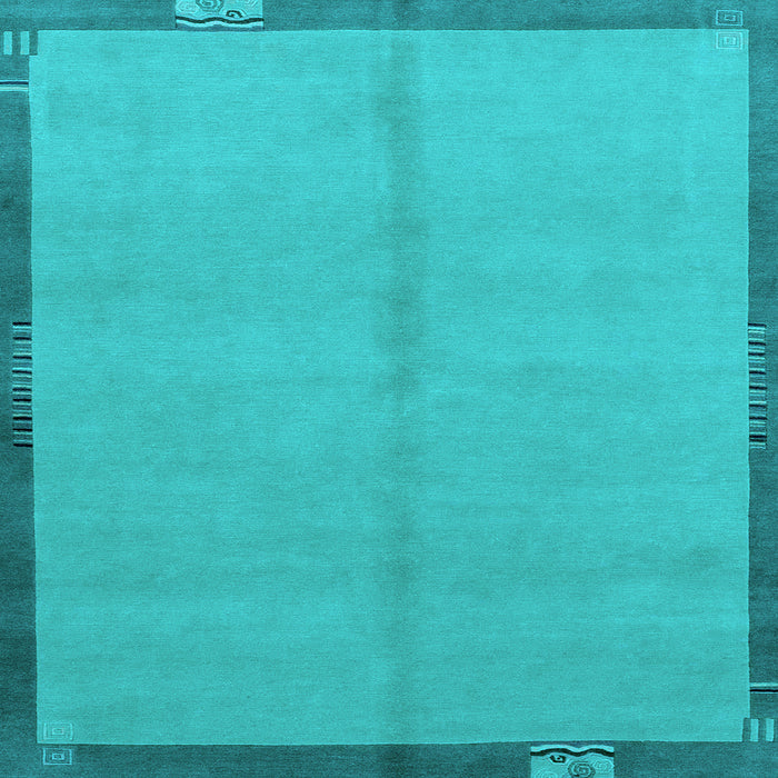Square Abstract Light Blue Modern Rug, abs1886lblu