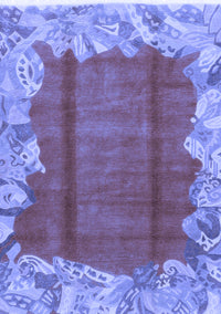 Abstract Blue Modern Rug, abs1887blu