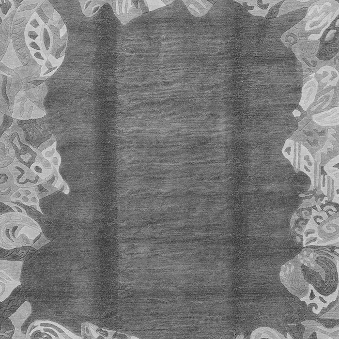 Abstract Gray Modern Rug, abs1887gry