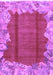 Machine Washable Abstract Purple Modern Area Rugs, wshabs1887pur