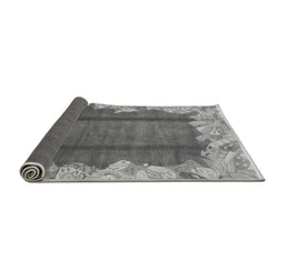 Sideview of Abstract Gray Modern Rug, abs1887gry