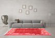 Modern Red Washable Rugs