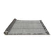 Sideview of Abstract Gray Modern Rug, abs1888gry