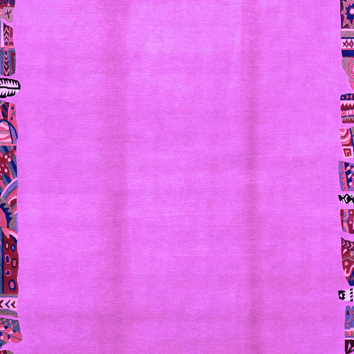 Machine Washable Abstract Purple Modern Area Rugs, wshabs1888pur