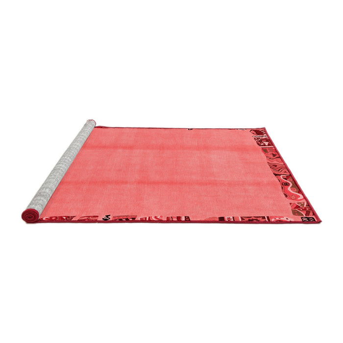 Modern Red Washable Rugs
