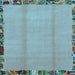 Square Abstract Light Blue Modern Rug, abs1888lblu