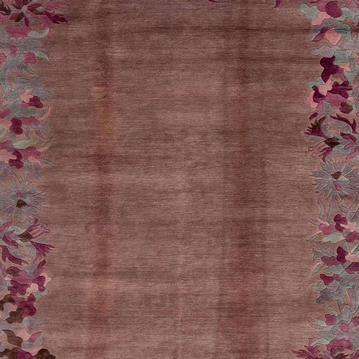 Abstract Rust Pink Modern Rug, abs1889