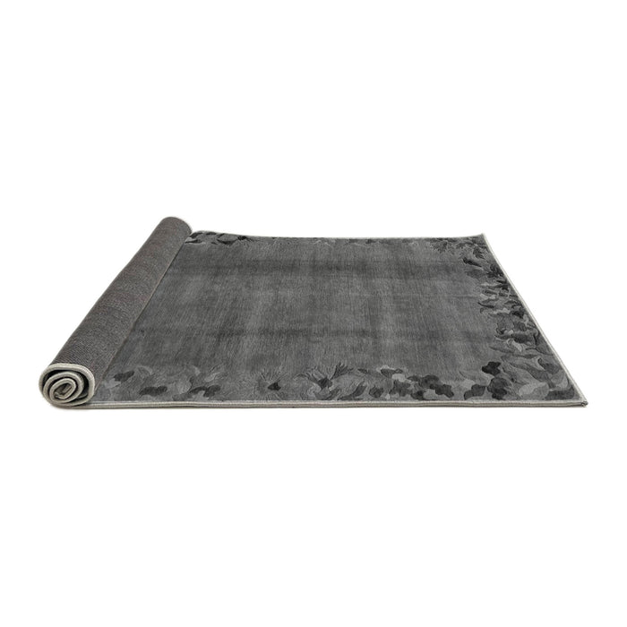 Sideview of Abstract Gray Modern Rug, abs1889gry