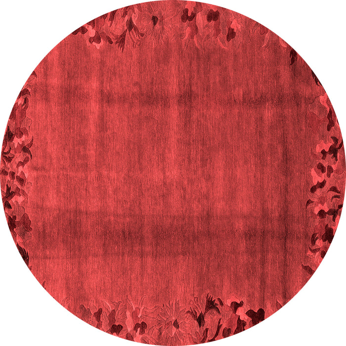 Machine Washable Abstract Red Modern Rug, wshabs1889red