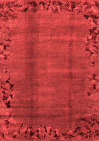 Abstract Red Modern Rug, abs1889red