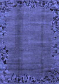 Abstract Blue Modern Rug, abs1889blu