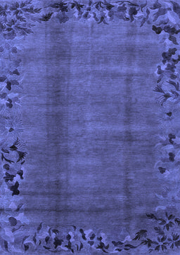 Abstract Blue Modern Rug, abs1889blu