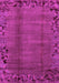 Machine Washable Abstract Pink Modern Rug, wshabs1889pnk