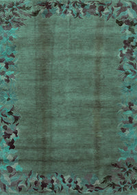 Abstract Turquoise Modern Rug, abs1889turq