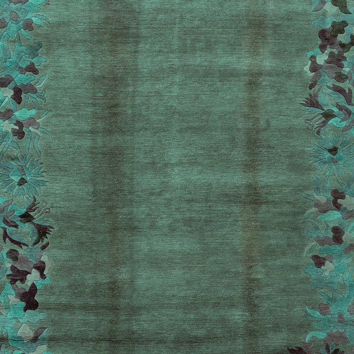 Abstract Turquoise Modern Rug, abs1889turq