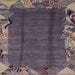 Square Abstract Rose Purple Modern Rug, abs1890