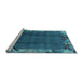 Sideview of Machine Washable Abstract Light Blue Modern Rug, wshabs1890lblu