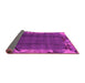 Sideview of Abstract Pink Modern Rug, abs1890pnk