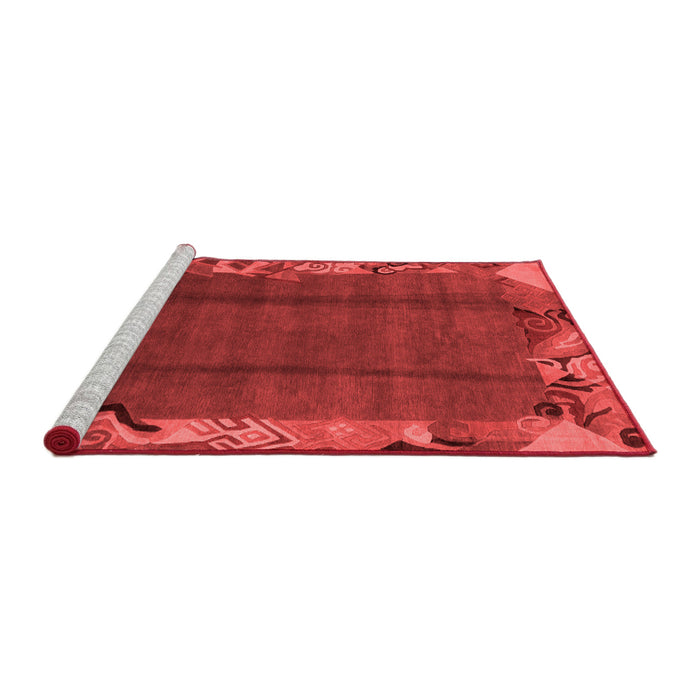 Modern Red Washable Rugs
