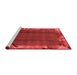 Modern Red Washable Rugs