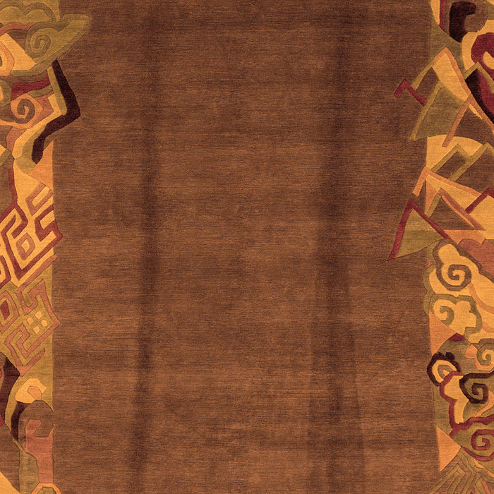 Abstract Orange Modern Rug, abs1890org