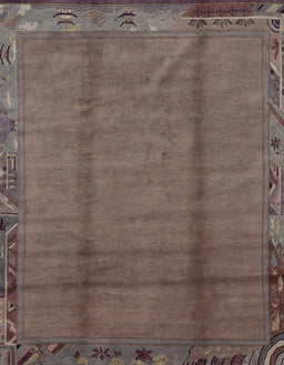 Abstract Rose Purple Modern Rug, abs1891