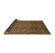 Sideview of Abstract Brown Modern Rug, abs1891brn