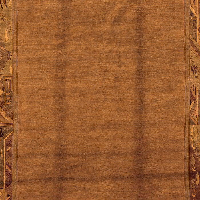 Machine Washable Abstract Orange Modern Area Rugs, wshabs1891org