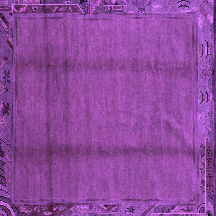 Square Abstract Purple Modern Rug, abs1891pur