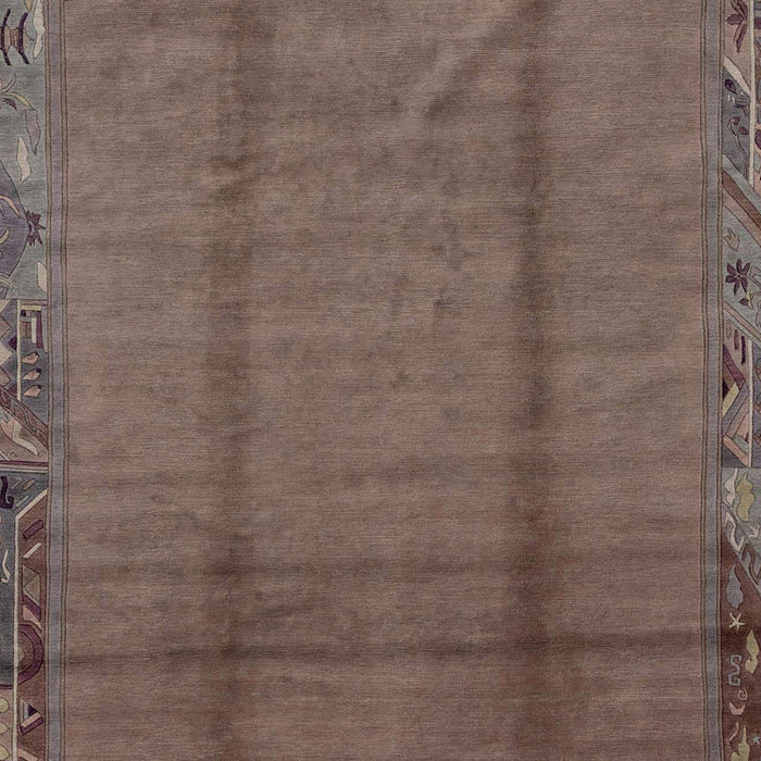 Machine Washable Abstract Rose Dust Purple Rug, wshabs1891