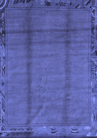 Abstract Blue Modern Rug, abs1891blu