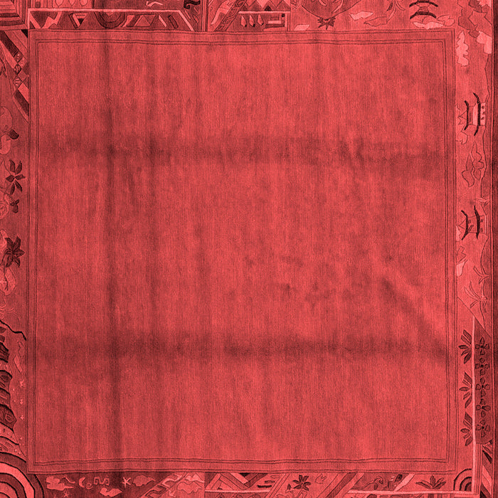 Abstract Red Modern Rug, abs1891red