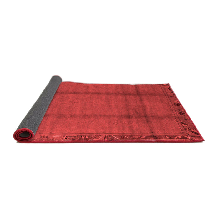 Abstract Red Modern Area Rugs